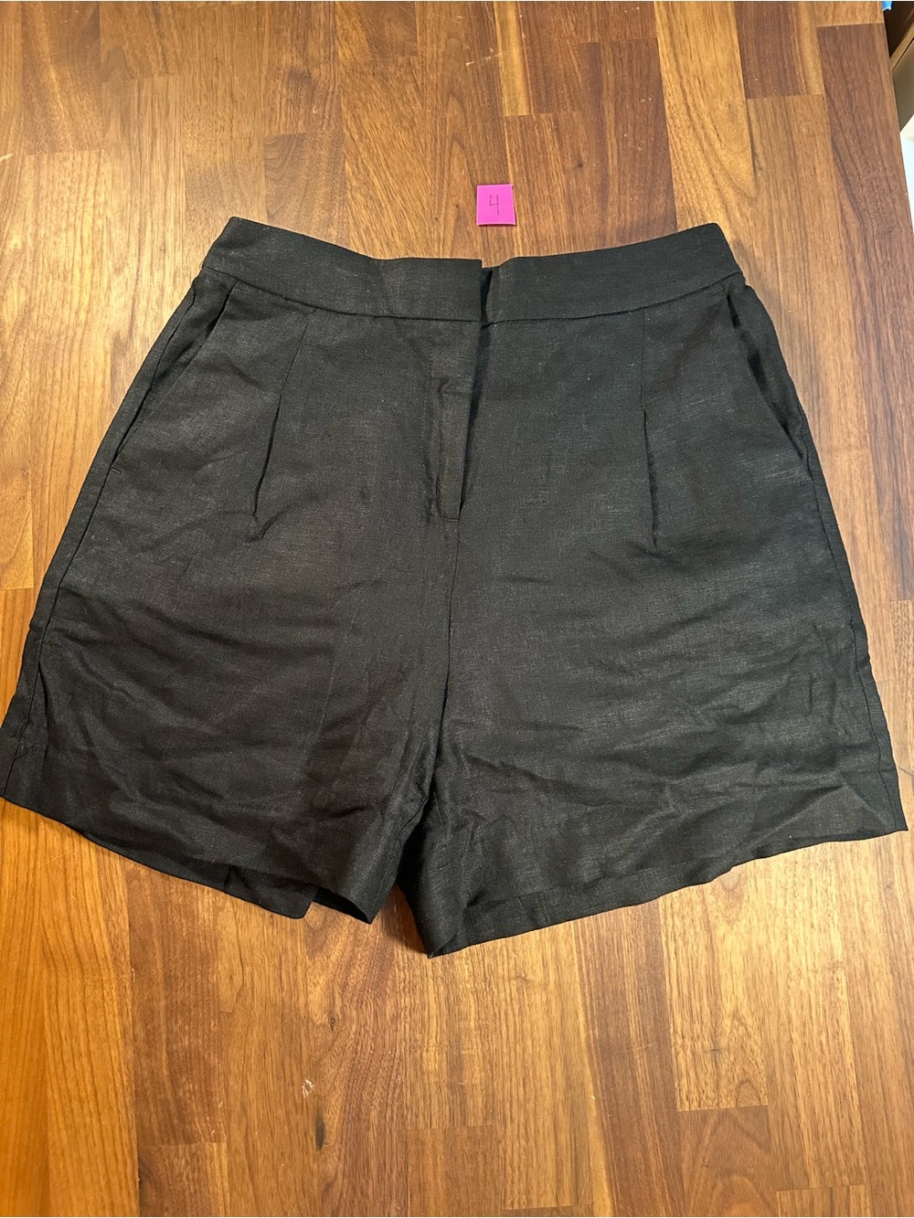 J.Crew Re-Imagined Black Pull-On Shorts Size 2 Elastic Waist Casual Summer